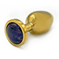 Secret Handshake Company Secret Handshake Plug (Gold) Amethyst Medium