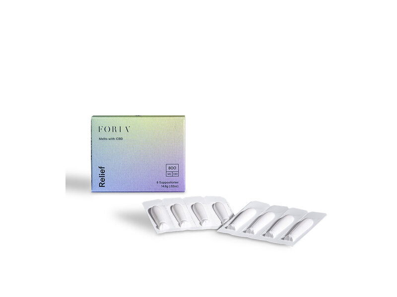 Foria Foria Relief Melts Suppositories with CBD