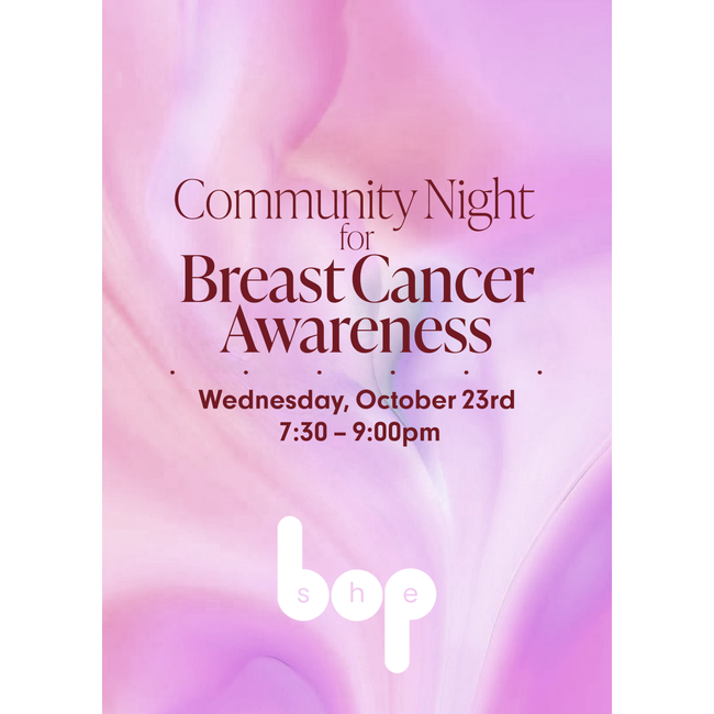 Breast Cancer Awareness Community Night, Oct. 23rd