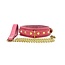 Lulexy Leather Tango Pink Collar & Leash