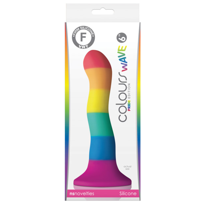 Eldorado Colours Wave Rainbow Pride Dildo