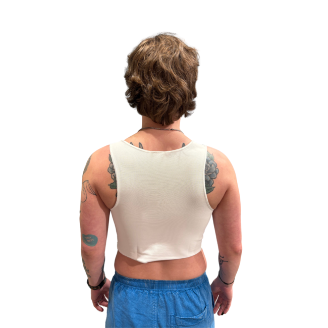 Underworks Cotton-Lined Tri-Top Chest Binder