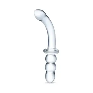 Glas Glas Ribbed G-Spot Dildo