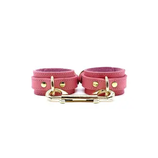 Lulexy Leather Tango Pink Handcuffs Lulexy Leather Tango Pink Handcuffs
