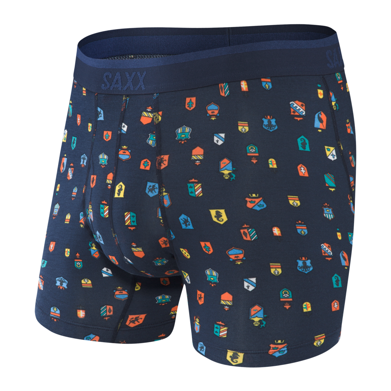 Saxx Saxx Underwear, Platinum Boxer Brief Fly, Mens, FJN-Nvy Family Jewels