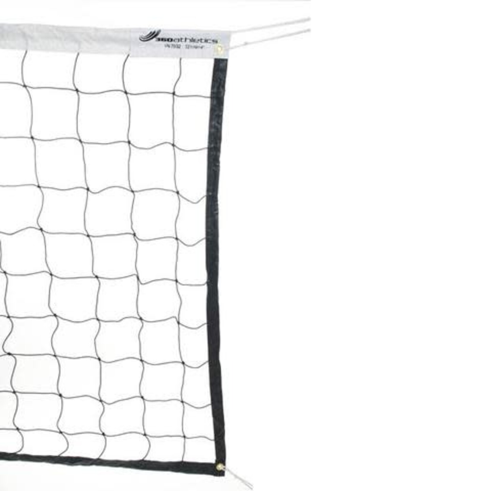 360 Athletics 360 Athletics Volleyball Net, 32' X 1M X 4", Cable, Wht