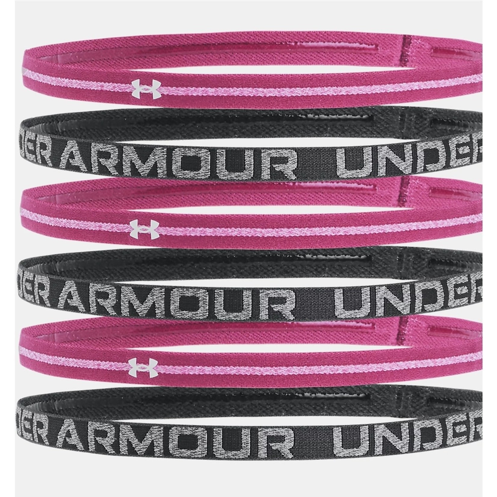 Under Armour Under Armour Mini Headbands, Heather, Ladies, 6-Pack