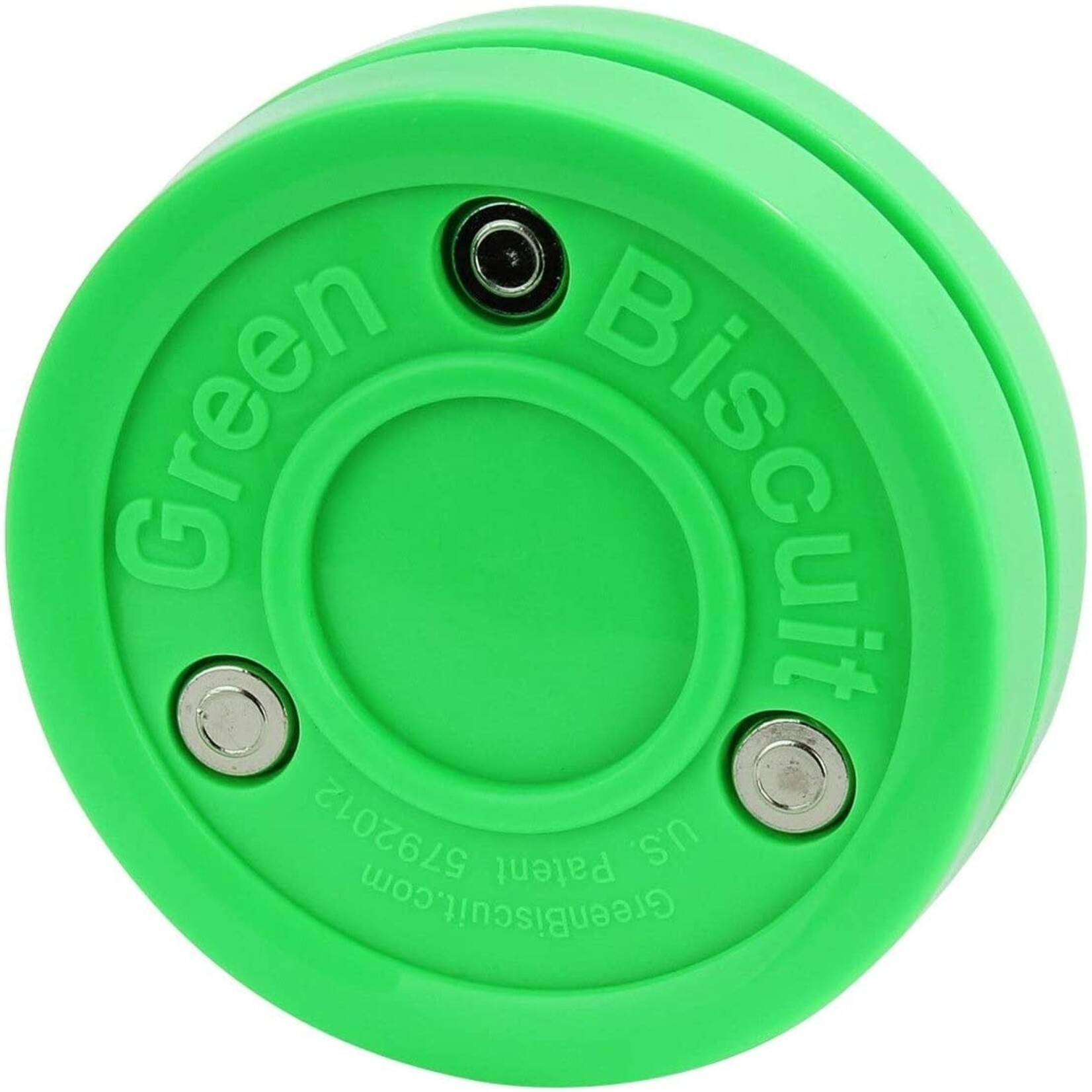 Green Biscuit Hockey Training Puck, Grn