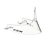 CCM CCM Throat Protector, Lexan Clear OS