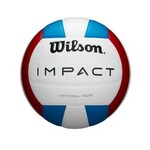 Wilson Wilson Volleyball, Impact, Indoor, Red/Wht/Blu
