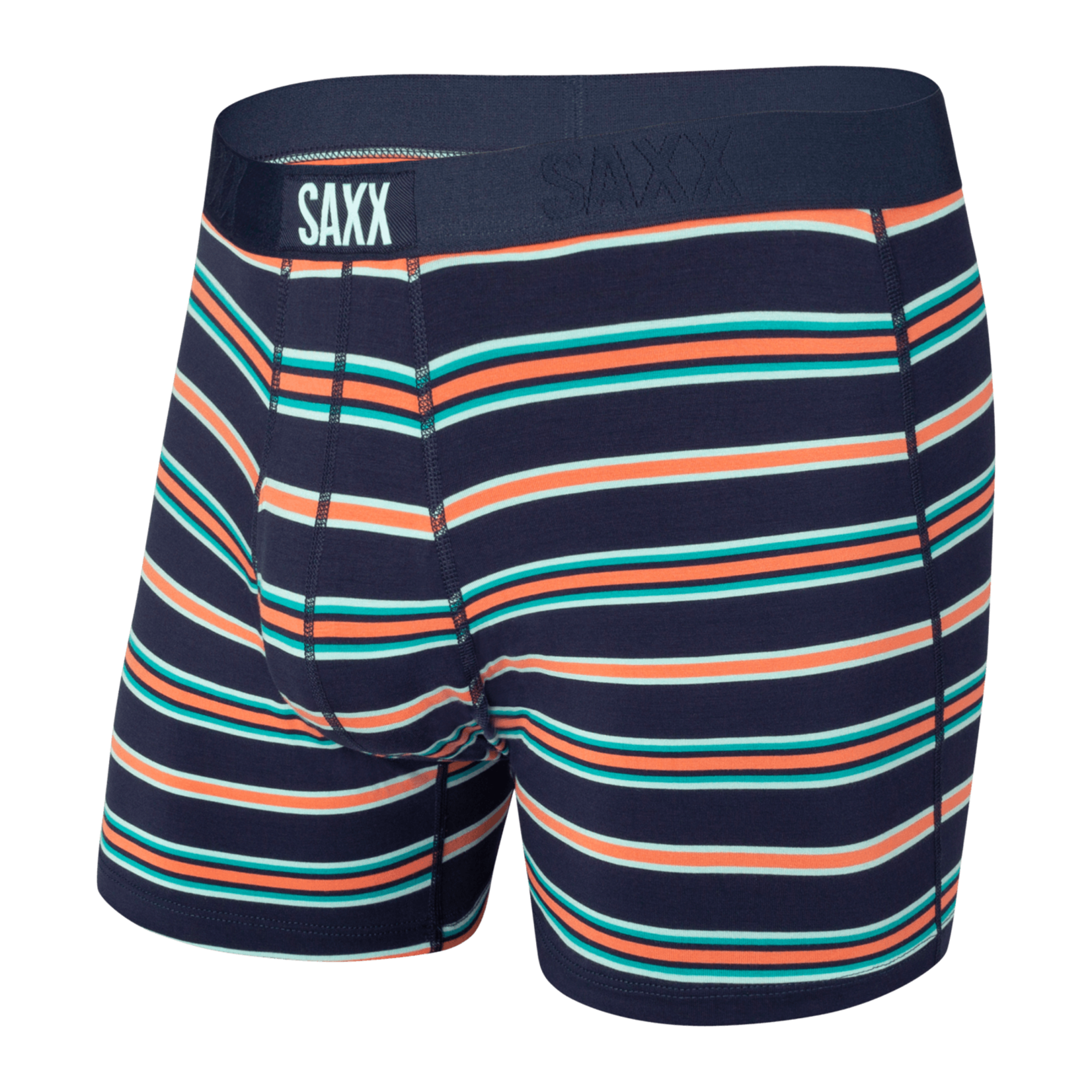 Saxx Saxx Underwear, Ultra Boxer Fly, Mens, VSN-Nvy Vista Stripe