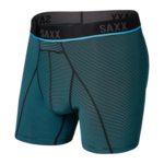 Saxx Saxx Underwear, Kinetic HD Boxer Brief, Mens, CFS-Cool Blu Feed Stripe