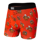 Saxx Saxx Underwear, Vibe Boxer Modern Fit, Mens, DGR-Red Drinksgiving