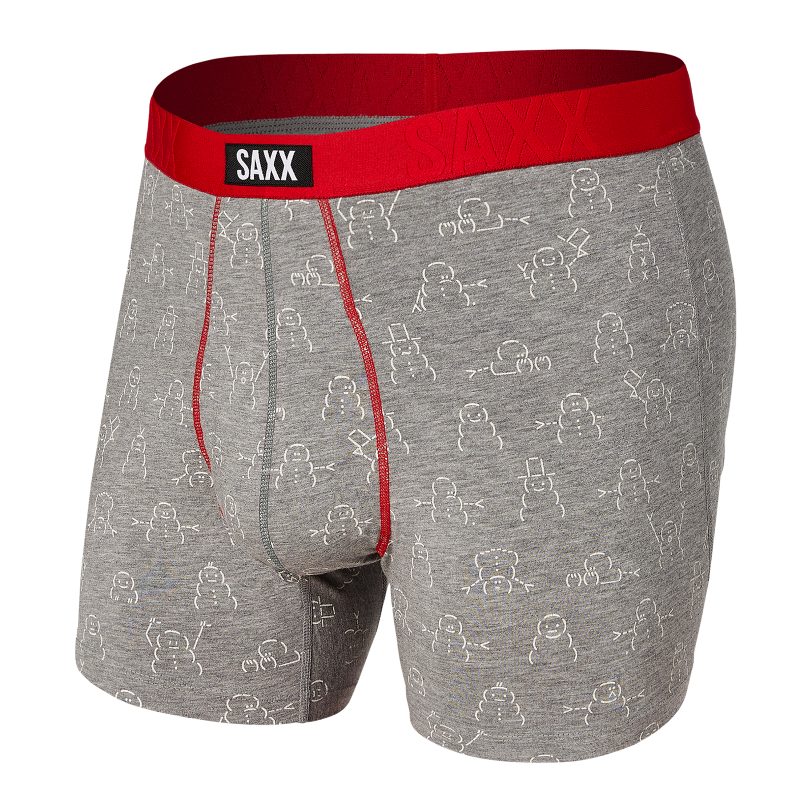 Saxx Saxx Underwear, Undercover Boxer Brief Fly, Mens, AAS-Gry Ascii Art Snowmen
