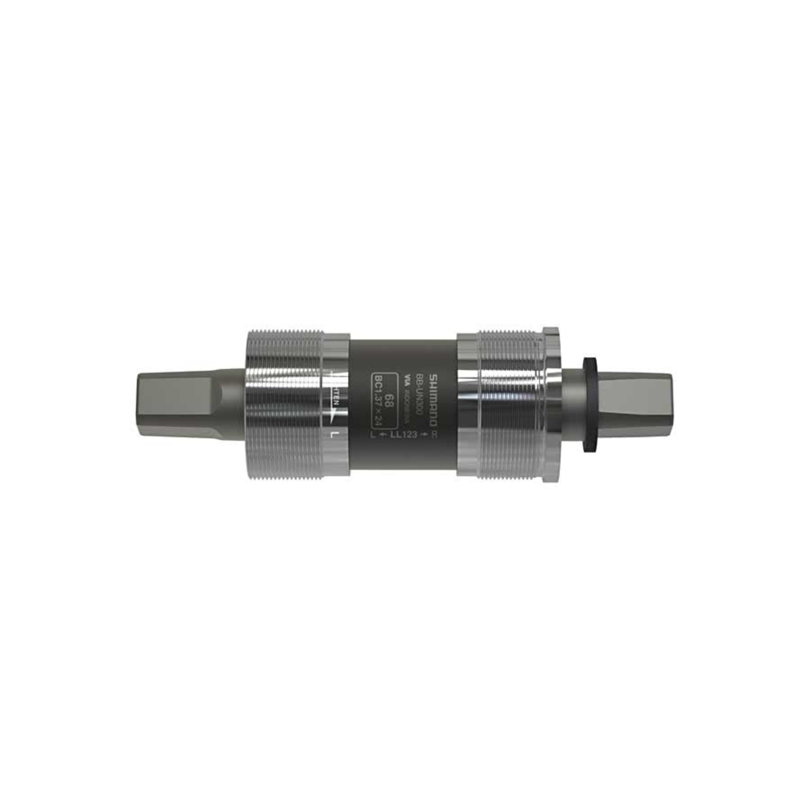 Shimano Shimano Bottom Bracket, BB-UN300, Square Taper, British, 68mm, 117.5mm, Slv