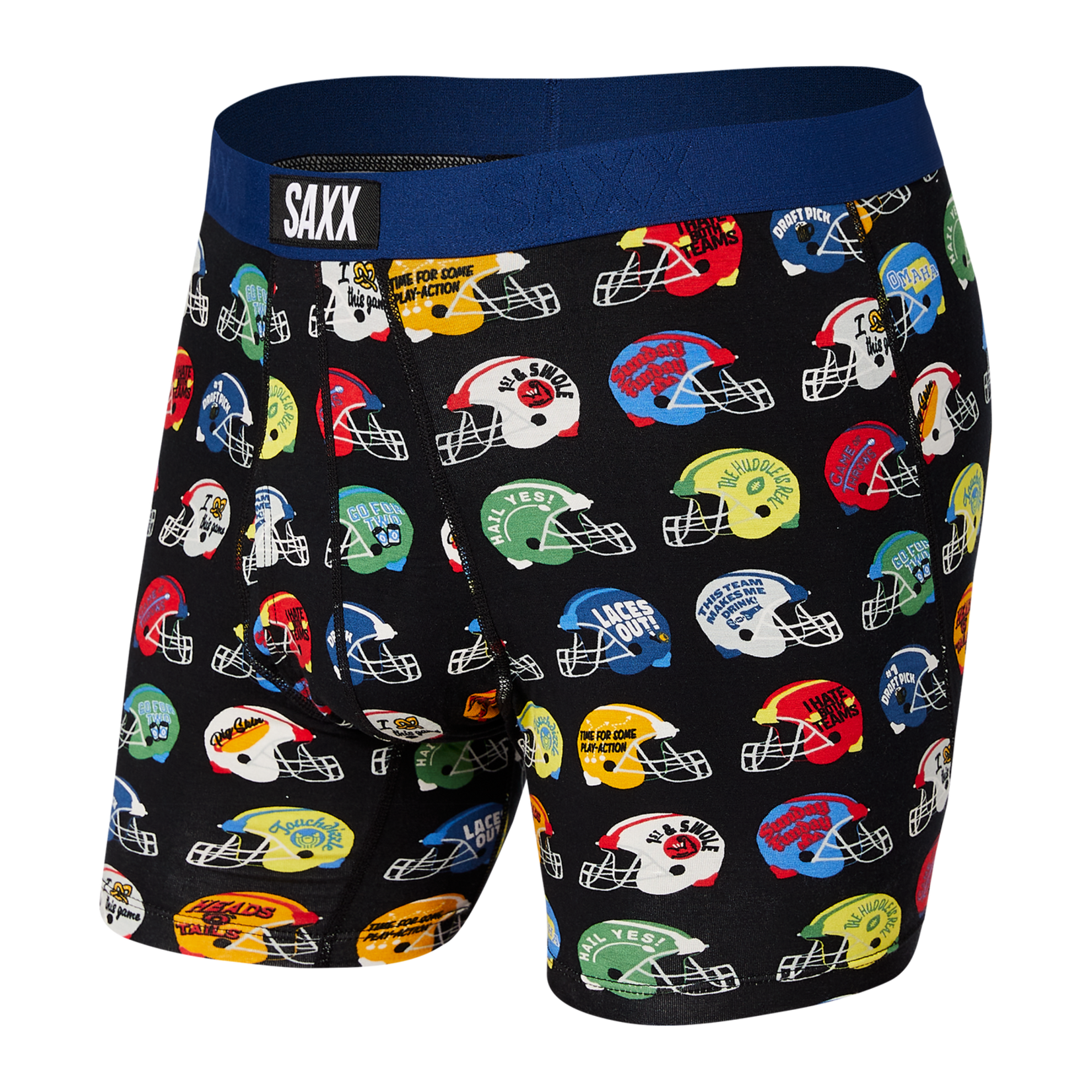 Saxx Saxx Underwear, Ultra Boxer Fly, Mens, HUR-Multi The Huddle Is Real