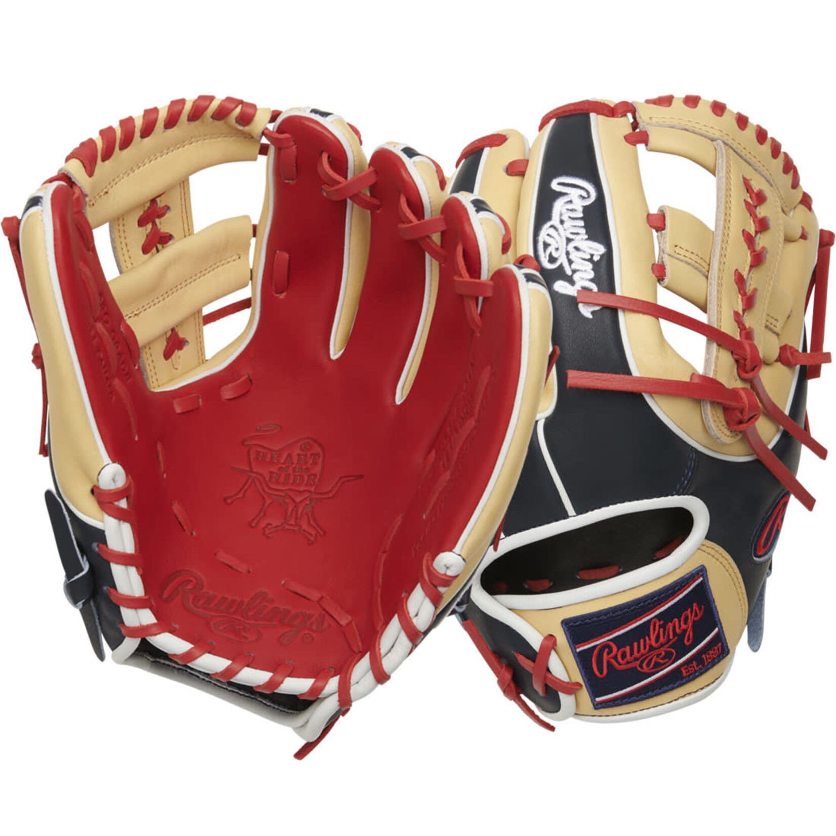 Rawlings Rawlings Baseball Glove, Heart of the Hide PRO314-19SN, 11.5”, Reg