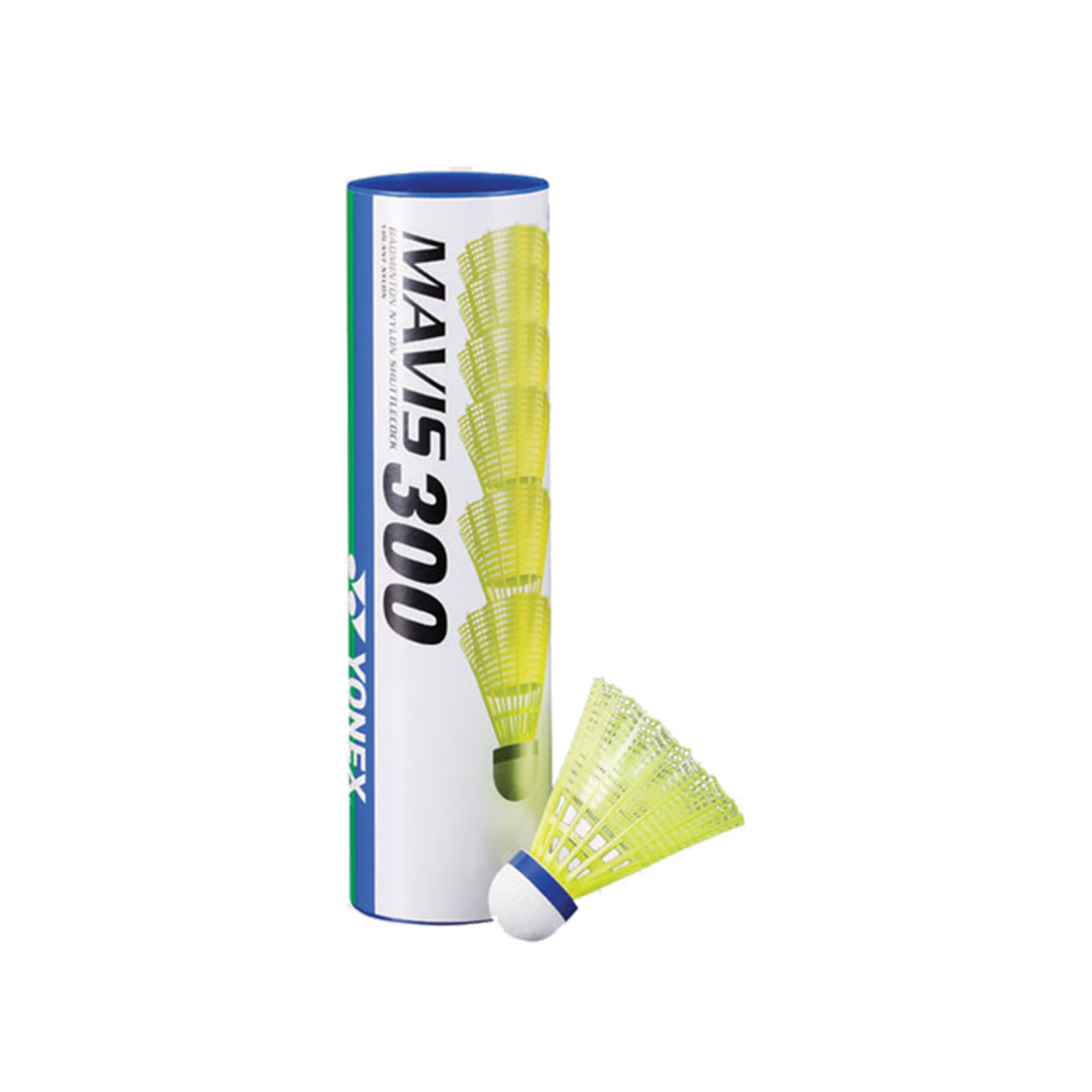 Yonex Yonex Badminton Nylon Shuttlecocks, Mavis 300, 6-Pack, Yel