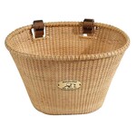 Nantucket Bike Basket, Lightship, Oval, Natural, 14" X 10" X 8.5"