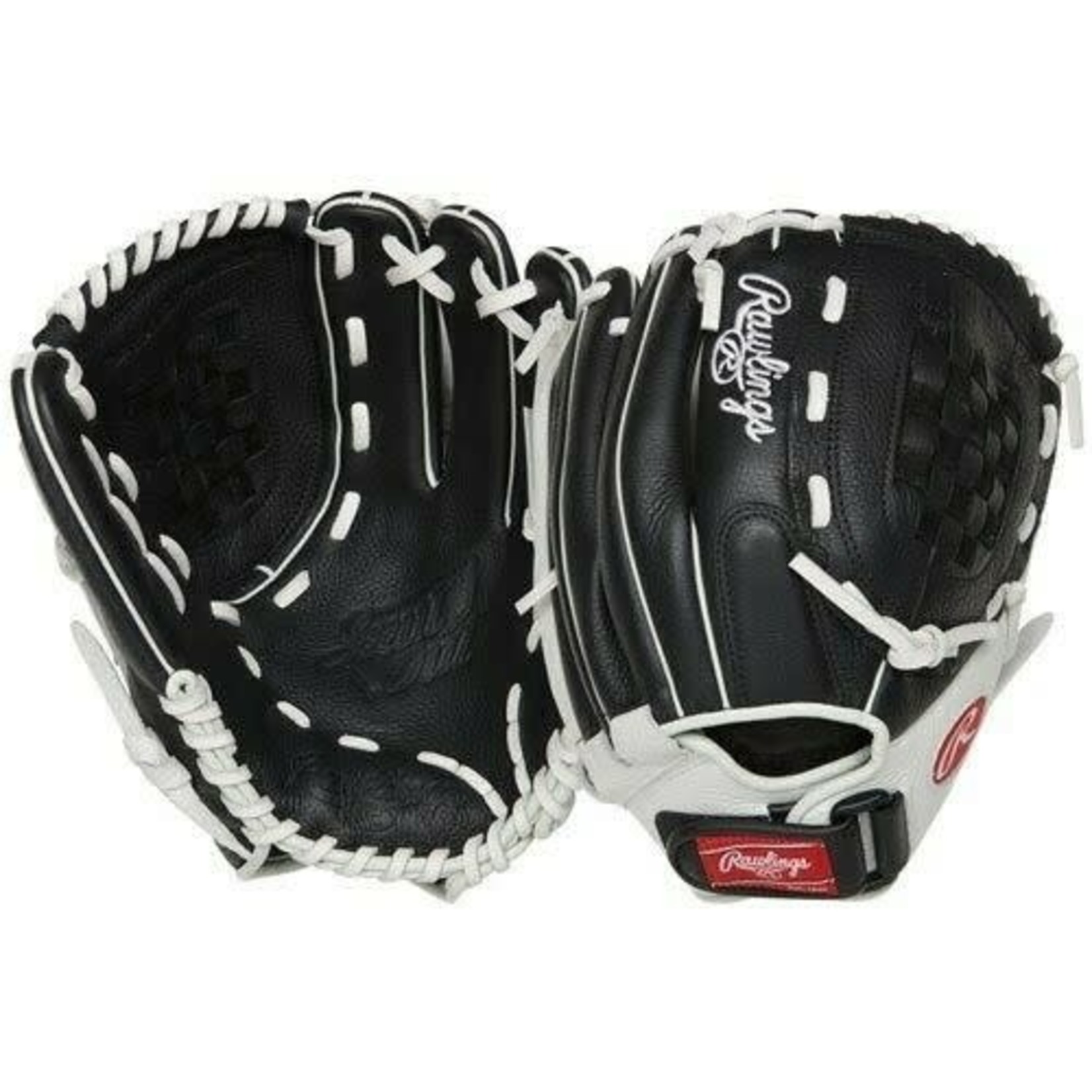 Rawlings Rawlings Fastpitch Glove, Shut Out RSO125BW, Reg, 12.5”, Blk/Wht