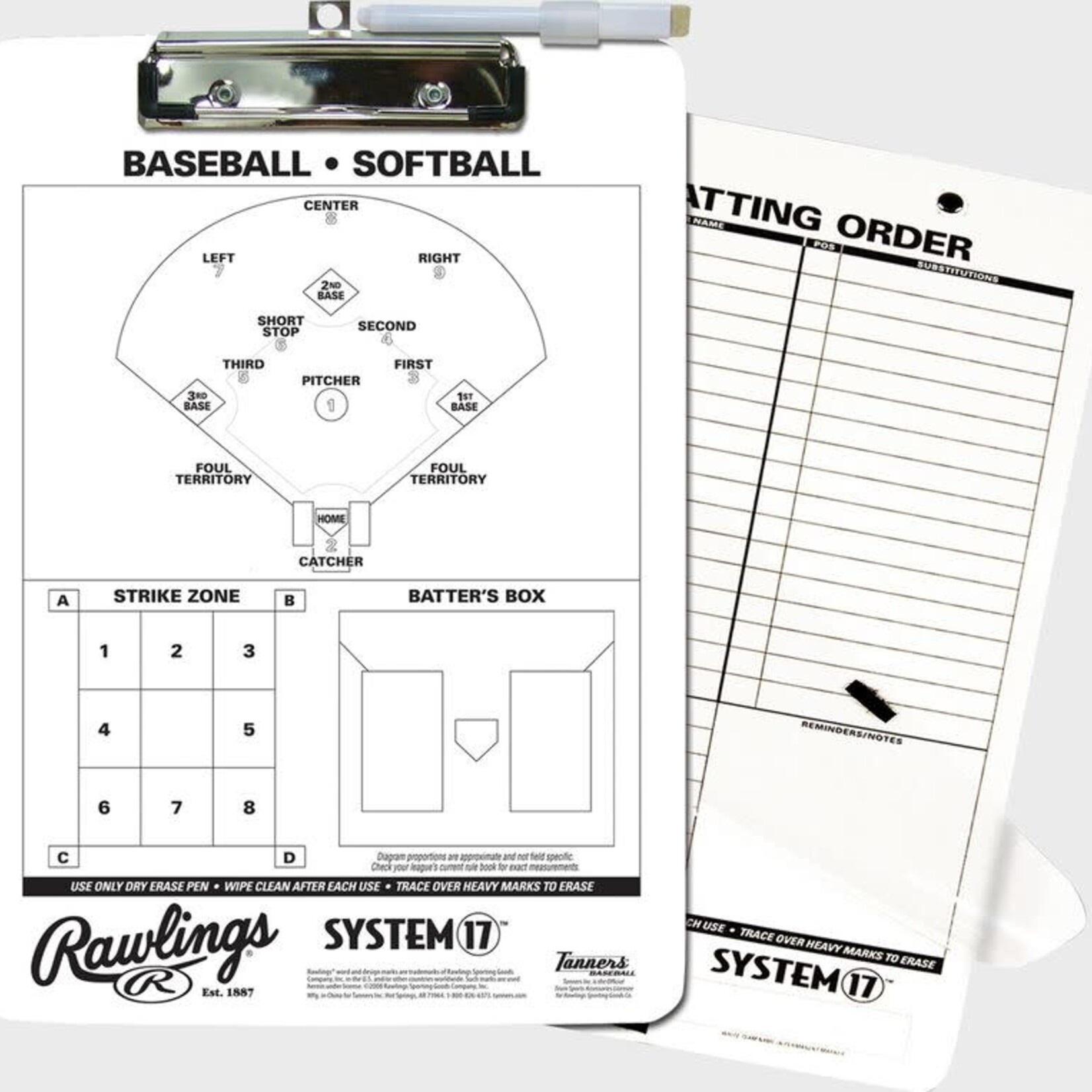 Rawlings Rawlings Baseball Coach's Clipboard