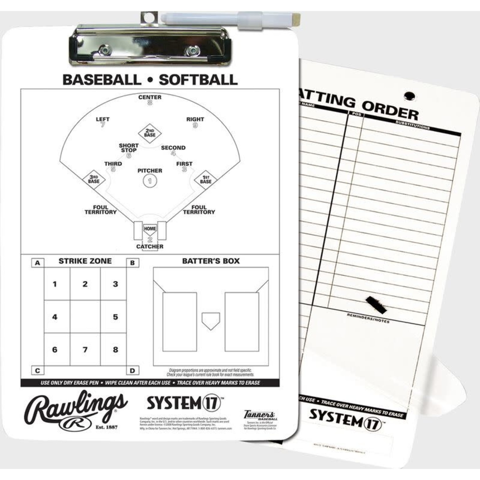 Rawlings Rawlings Baseball Coach's Clipboard