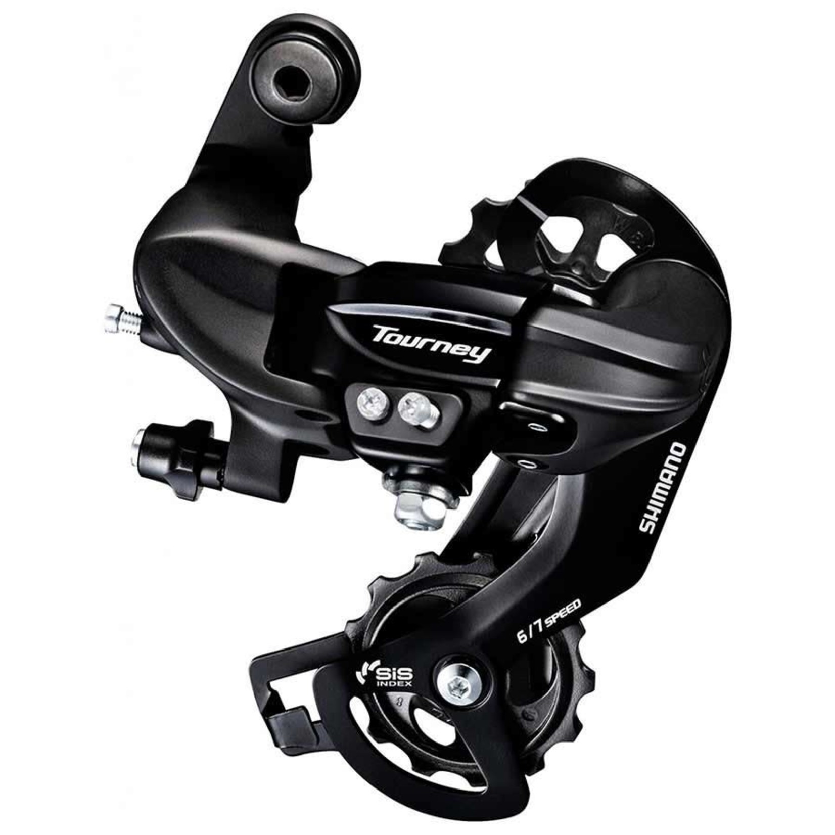Shimano Shimano Rear Derailleur, Tourney RD-TY300, 6-7 Speed, SGS, Direct Attachment, Blk