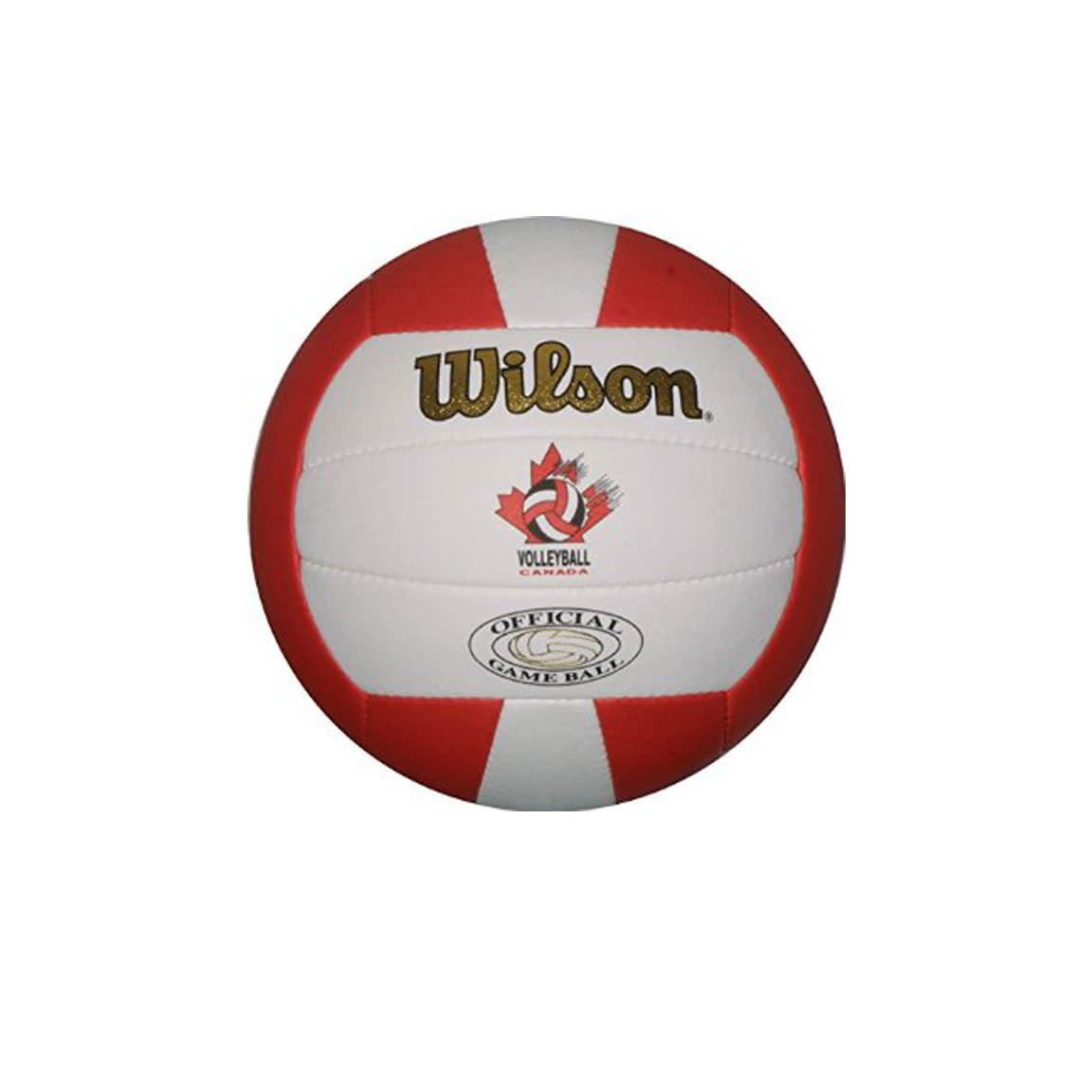 Wilson Wilson Volleyball, Canada Official Game Ball, Beach, Wht/Red