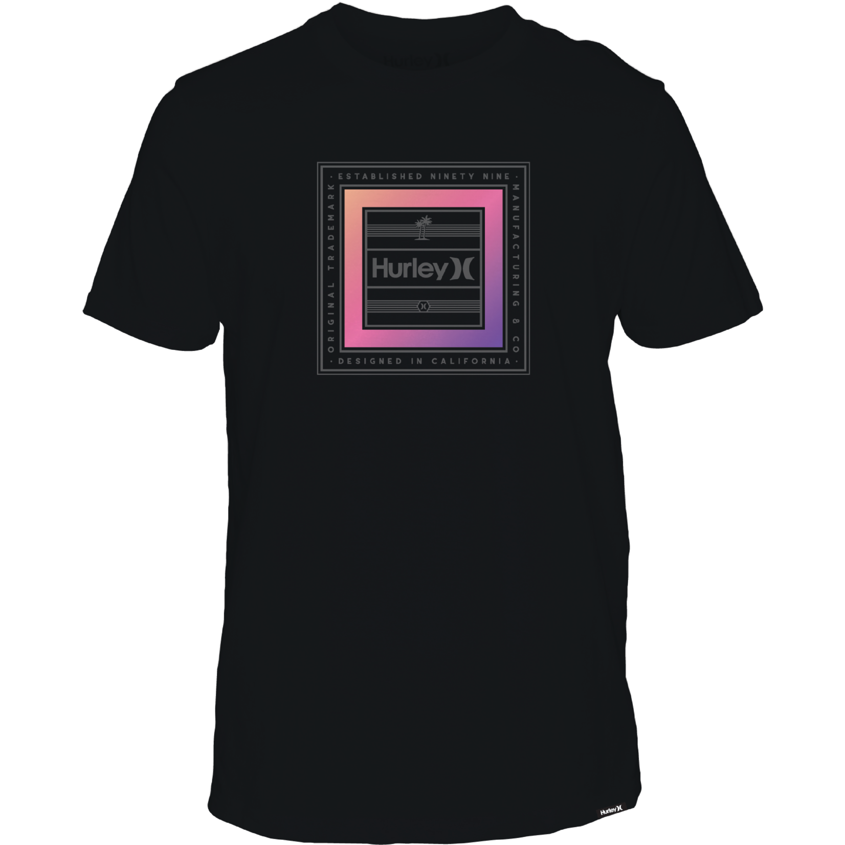 Hurley Hurley T-Shirt, Everyday Washed Tropic Box SS, Mens
