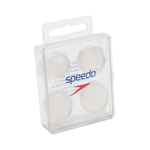 Speedo Speedo Ear Plugs, Silicone, OS, 100-Wht