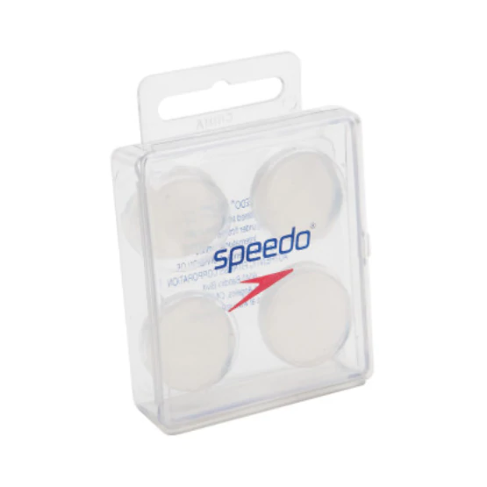 Speedo Speedo Ear Plugs, Silicone, OS, 100-Bright Wht