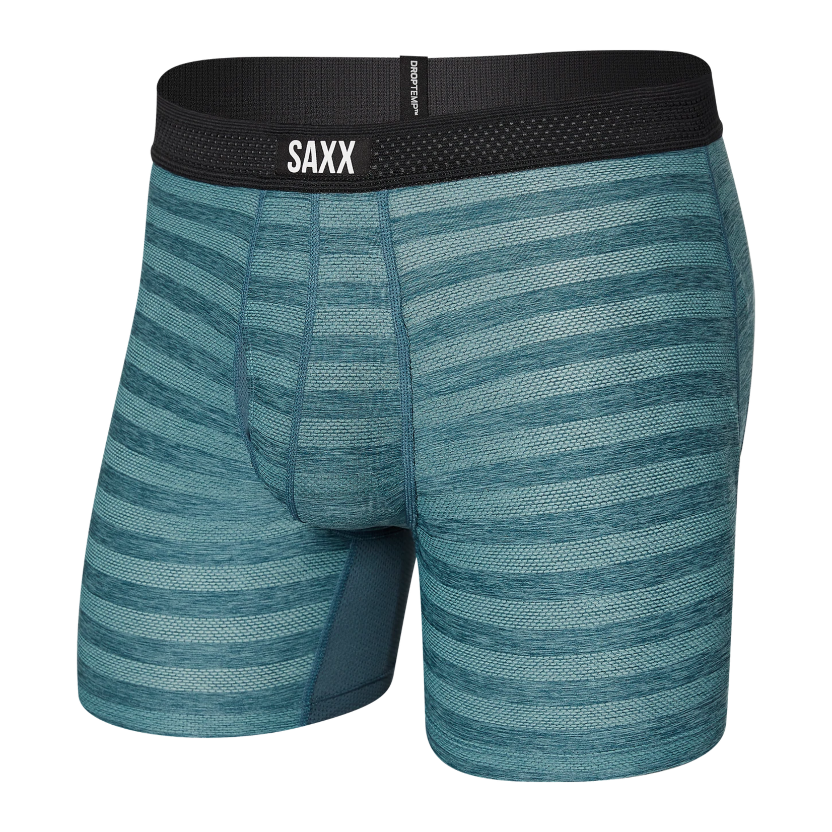 Saxx Saxx Underwear, Hot Shot BB Fly, Mens, WTH-Washed Teal Heather