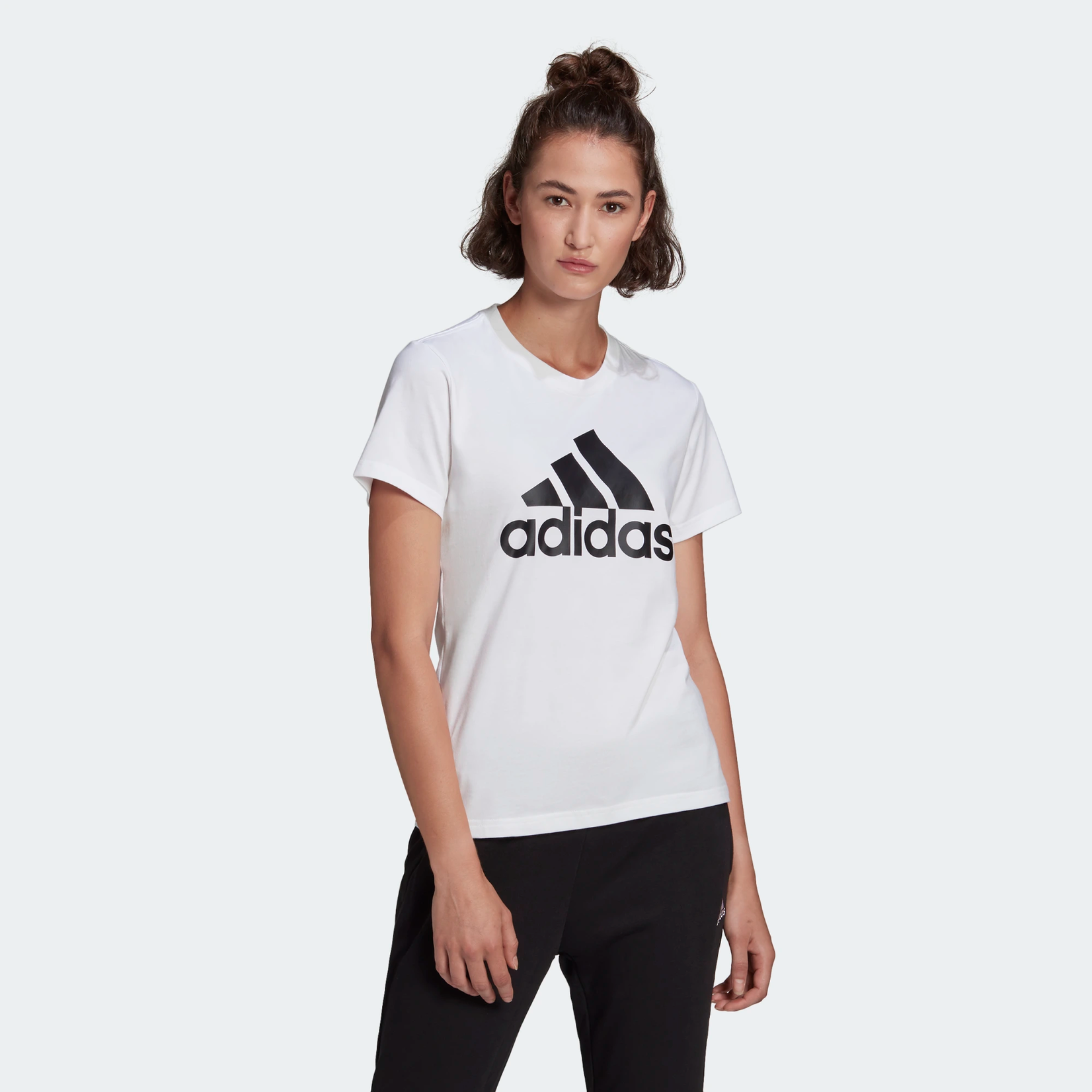 Adidas Adidas T-Shirt, Loungewear Essentials Logo, Ladies