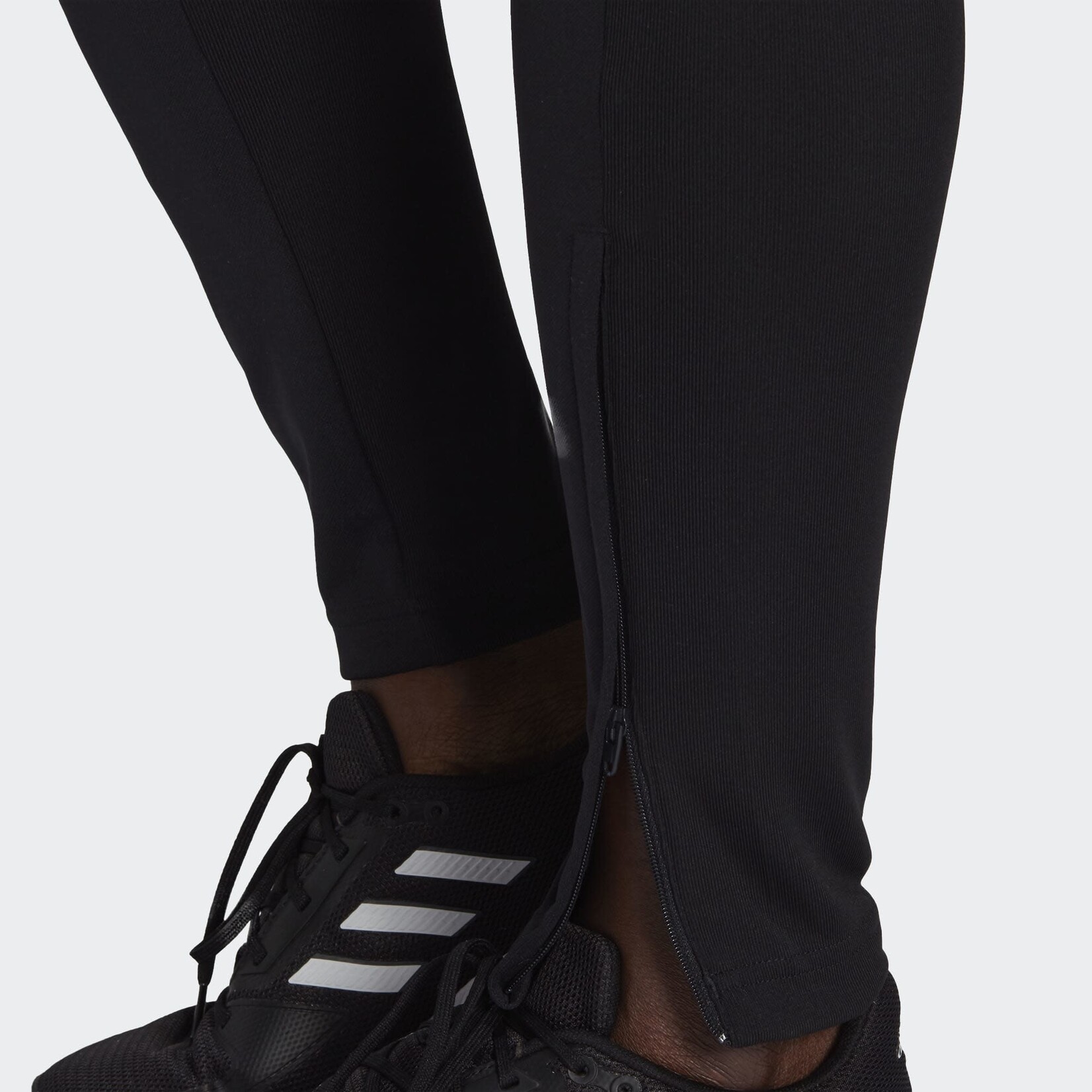Adidas Adidas Pants, Aeroready Sereno Slim Tapered-Cut 3-Stripes, Ladies