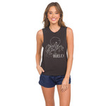 Hurley Hurley Tank, Yote Two Washed Muscle , Ladies