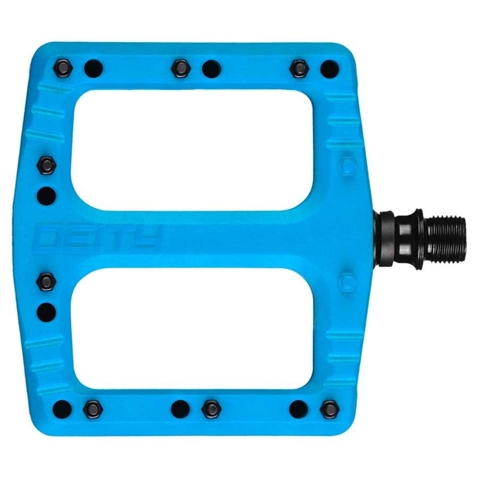 Deity Bike Pedals, Deftrap Platform, Nylon, 391g (pair), 9/16"