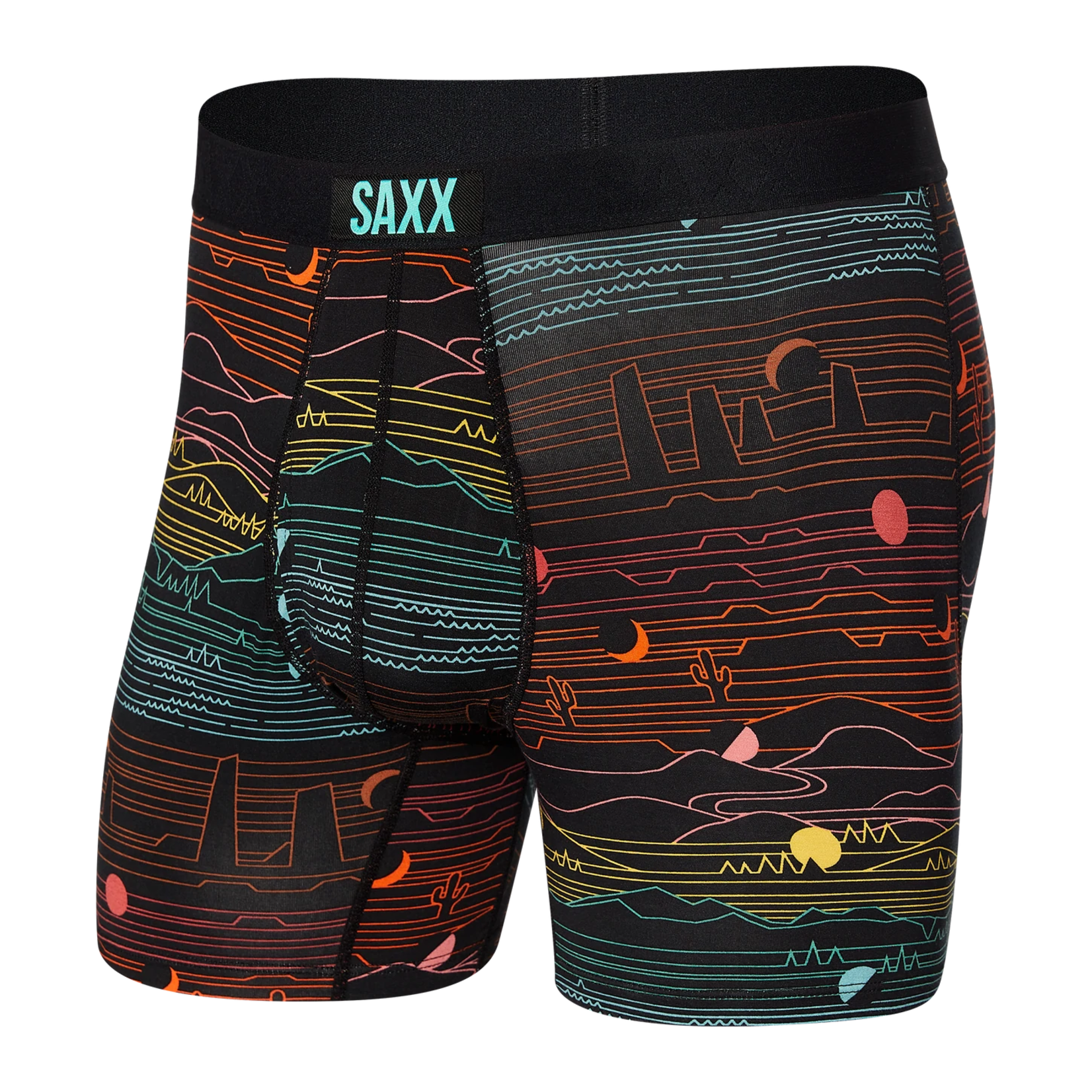 Saxx Saxx Underwear, Ultra Boxer Fly, Mens, EQB-Equinox-Blk