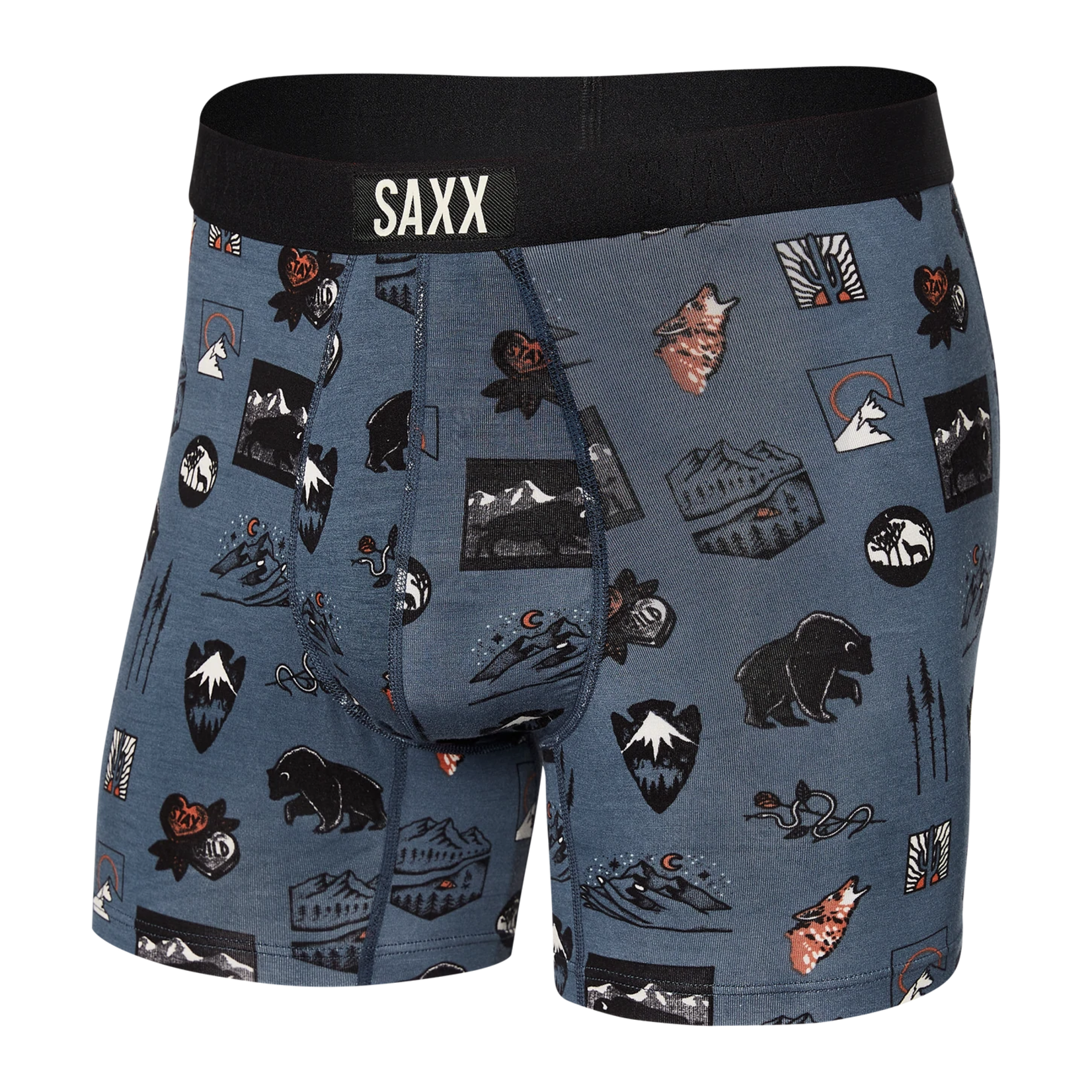 Saxx Saxx Underwear, Vibe Boxer Modern Fit, Mens, WST-Wild Spirit/Twilight