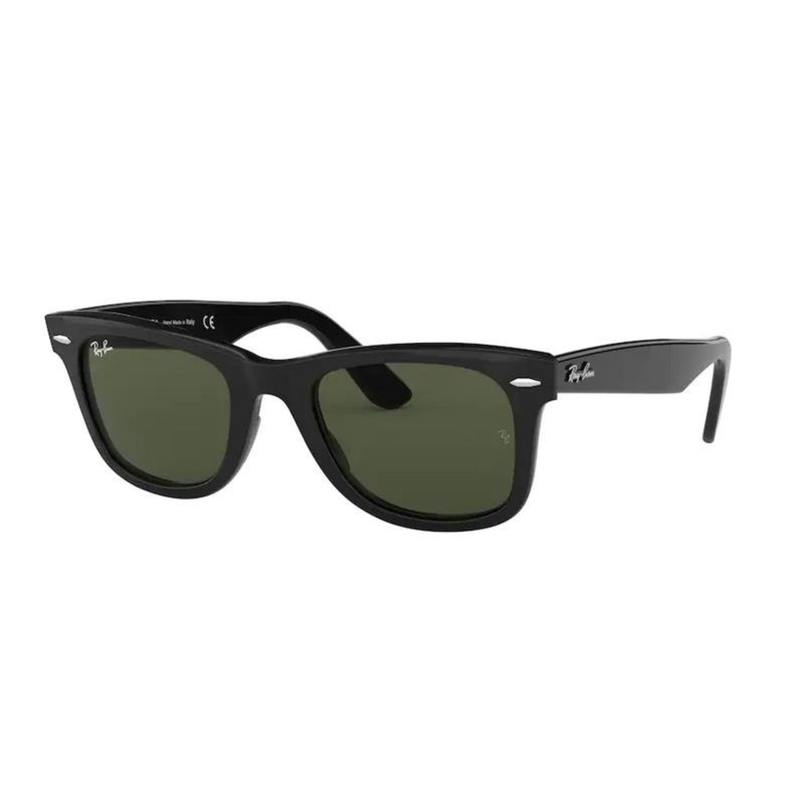 Ray-Ban Ray-Ban Sunglasses, Wayfarer, Blk, G-15 Grn, 54