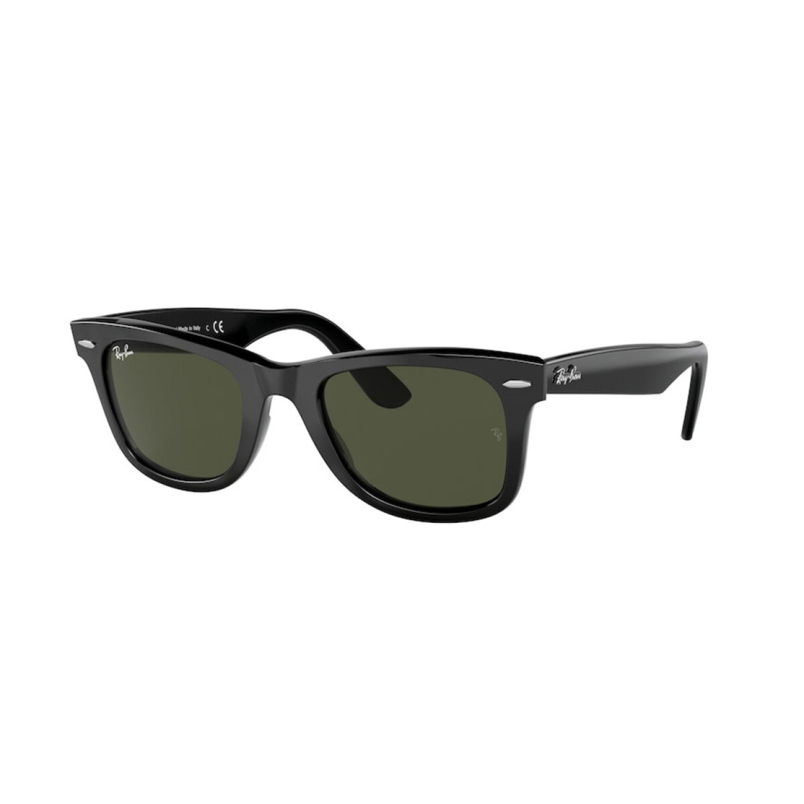 Ray-Ban Ray-Ban Sunglasses, Wayfarer, Blk, Grn, 50