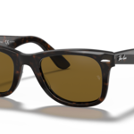 Ray-Ban Ray-Ban Sunglasses, Wayfarer, Tortoise, Brn Polarized, 50