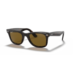 Ray-Ban Ray-Ban Sunglasses, Wayfarer, Tortoise, Brn Polarized, 50