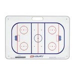 Lowry Sports Lowry Sports Hockey Rink Coaching Board, Suction Cup Dry Erase, 16” X 24”