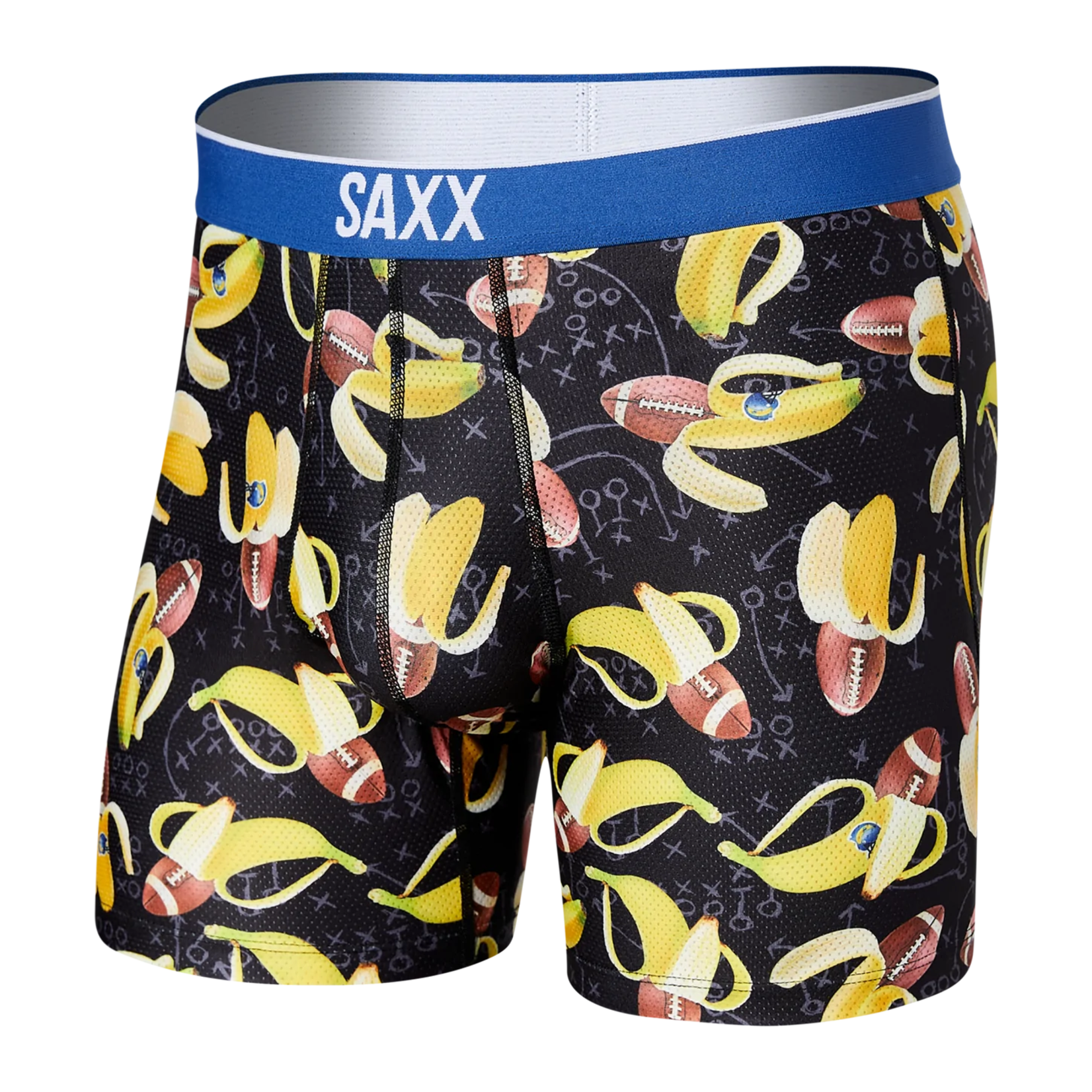Saxx Saxx Underwear, Volt Boxer Brief, Mens, BFF-Bananas For Football