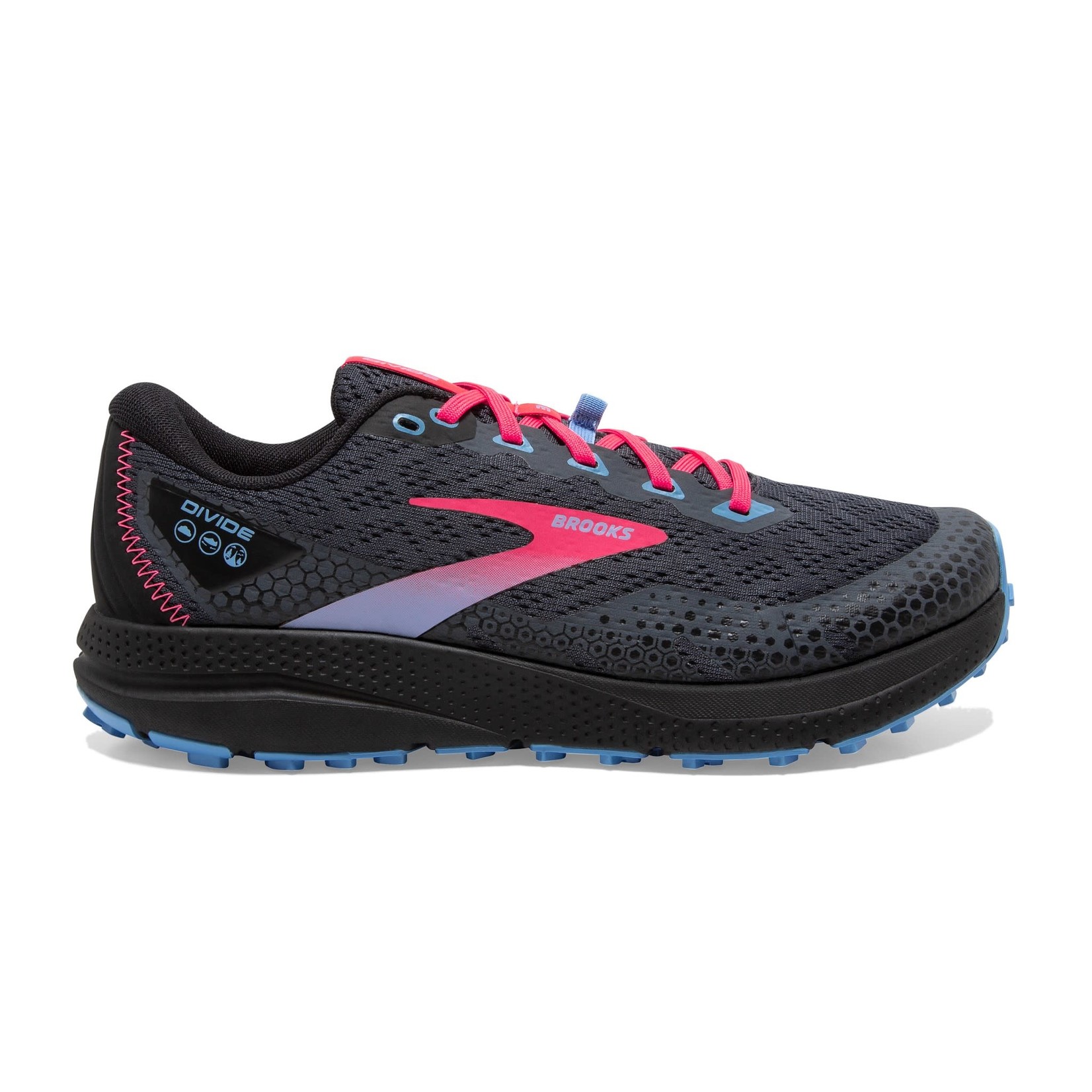 Brooks Brooks Trail Running Shoes, Divide 3, Ladies