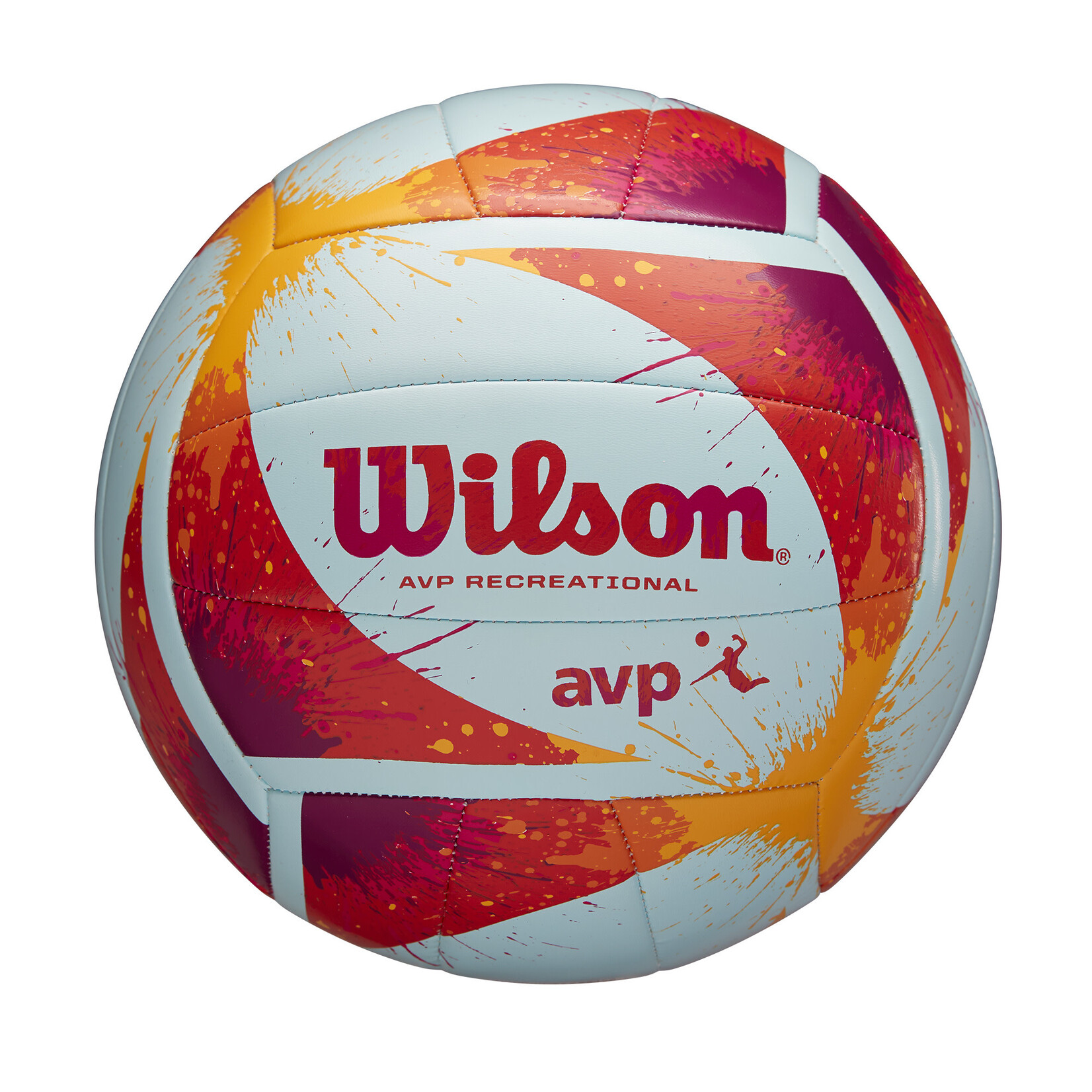 Wilson Wilson Volleyball, AVP Splatter VG, Beach, Red/Org