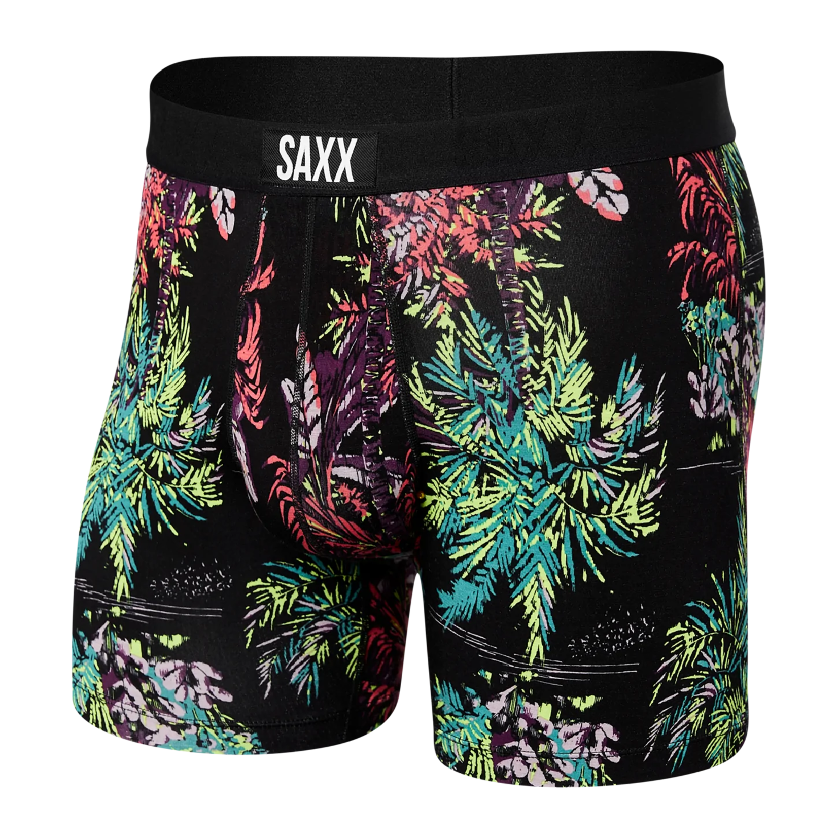Saxx Saxx Underwear, Vibe Boxer Modern Fit, Mens, MTR-Midnight Tropics-Multi