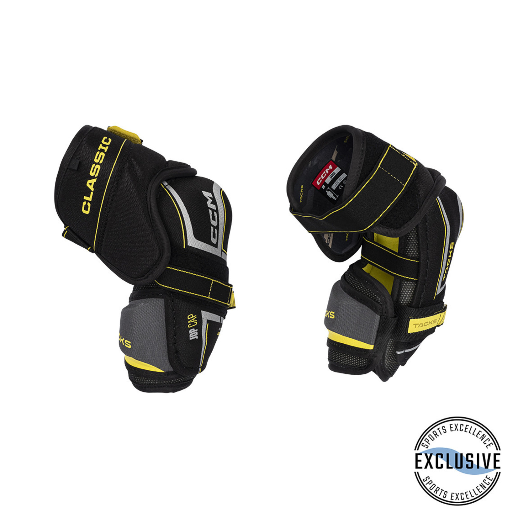 CCM CCM Hockey Elbow Pads, Tacks Classic, Senior