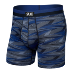 Saxx Saxx Underwear, Sport Mesh BB Fly, Mens, LSB-Lightning Stripe Blue