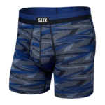 Saxx Saxx Underwear, Sport Mesh BB Fly, Mens, LSB-Lightning Stripe Blue